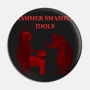 St. Theodore Stratelates Hammer Smashed Idols Cannibal Corpse Christian parody Pin