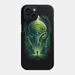 Alien Forest Encounters Phone Case