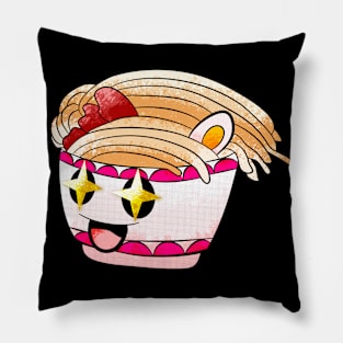 Ramen Bowl Noodles Kawaii Anime Japan Pillow