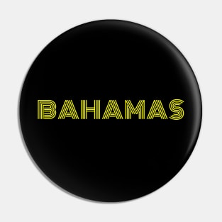 Bahamas Travel Tourism Pin