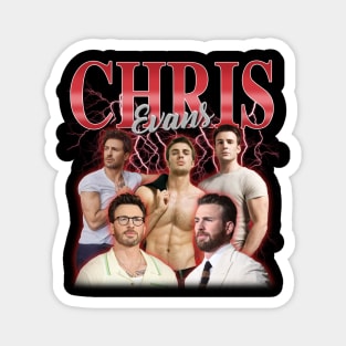 VINTAGE BOOTLEG CHRIS EVANS 90S RETRO Magnet