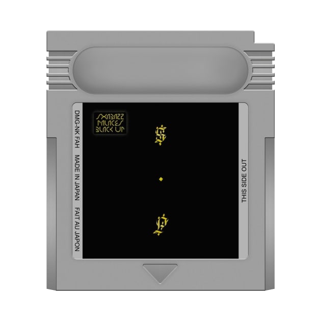 Black Up Game Cartridge by PopCarts