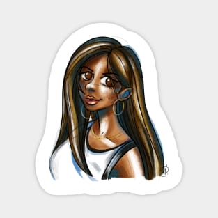 Aliyah Art x Tifa Lockhart Magnet