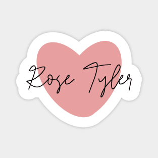 Rose Tyler Pink Heart Magnet