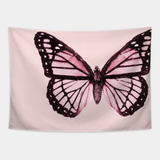Monarch Butterfly Pink Dream Tapestry