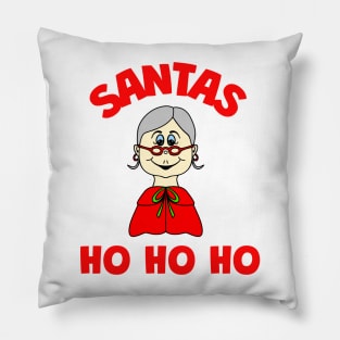 MRS Claus Santa Claus Ho Ho Ho Pillow