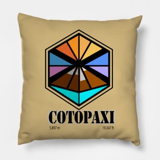 Volcán Cotopaxi en Color Pillow