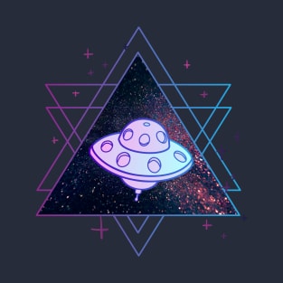 Galaxy UFO Space T-Shirt