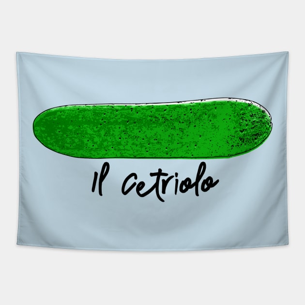 Cucumber (Cetriolo) Tapestry by TaliDe