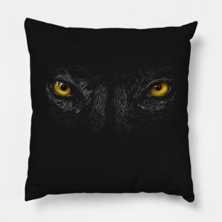 Wolf Augen Pillow