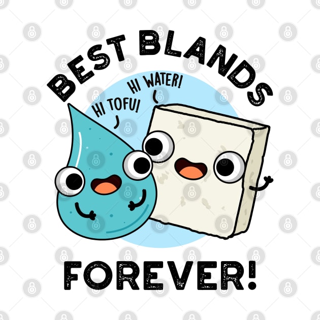 Best Blands Forever Cute Tofu Water Pun by punnybone