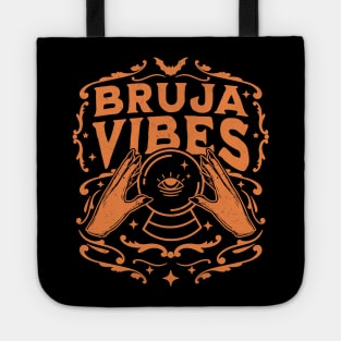 Bruja Vibes Mexican Witch Halloween Witchy Retro Vintage Tote