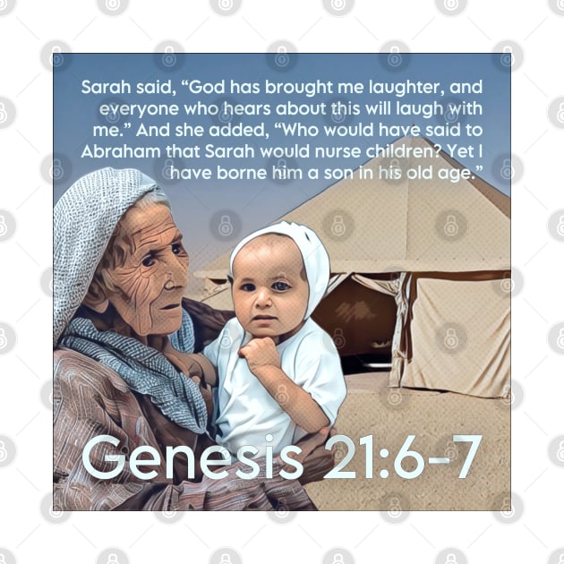 Genesis 21:6-7 by Bible Verses by Deb