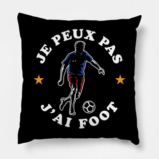 Je Peux PAs J'ai Foot Pillow