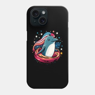 Patriotic Narwhal Phone Case