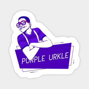 purple urkle Magnet