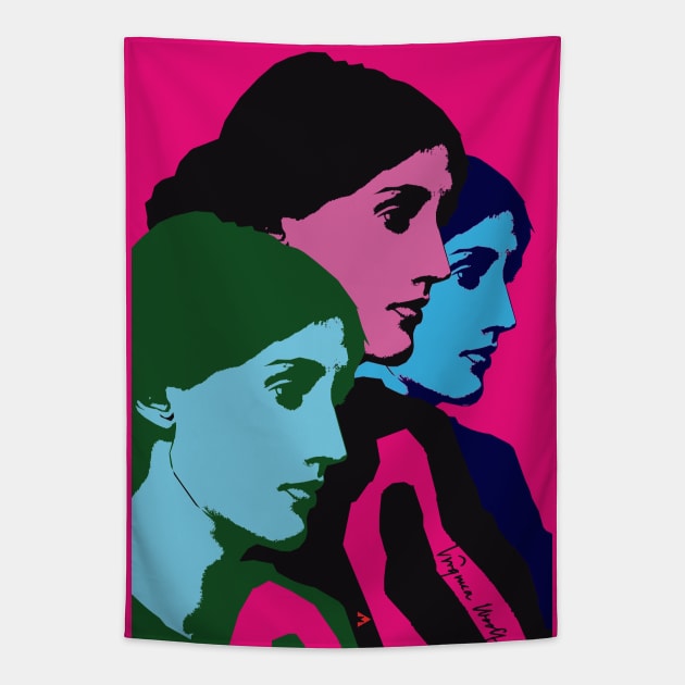 Virginia Woolf III Tapestry by Exile Kings 