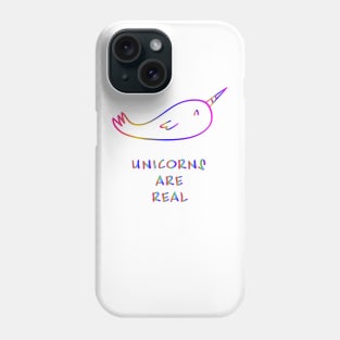 Unicorn raibow Phone Case