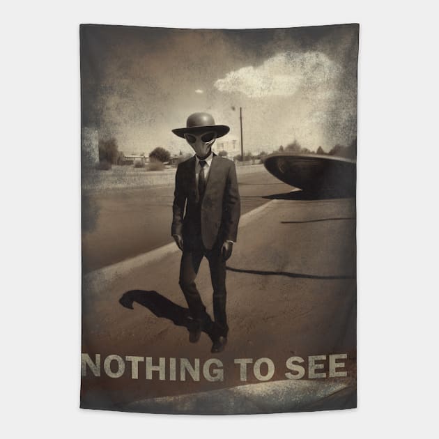 Nothing to see Tapestry by Myanko