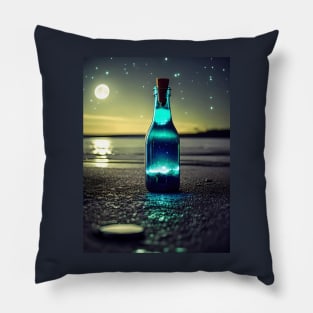 Blue Bottle Pillow