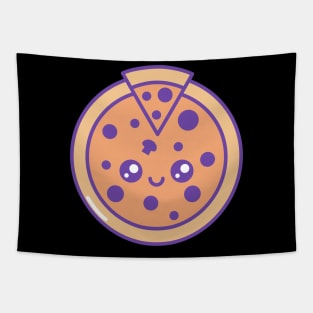 Kawaii Pepperoni Baby Pizza Tapestry