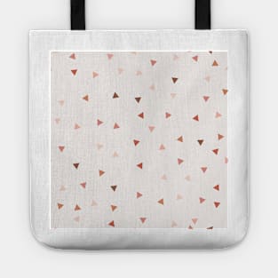 Scattered Triangle Pattern Tote