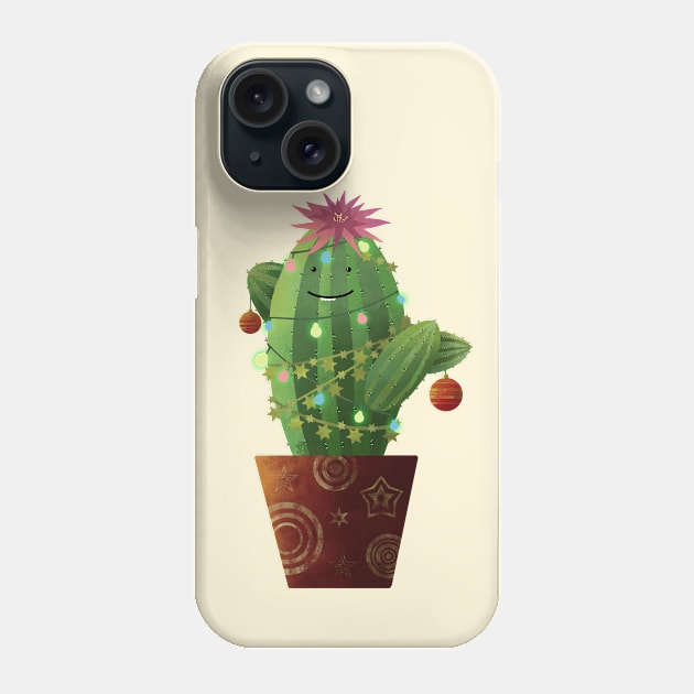 Happy Cactus Phone Case by beesants