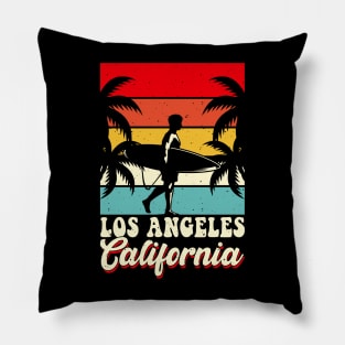 Los Angeles California T Shirt For Men Pillow