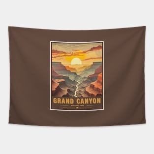 Grand Canyon Postcard Tapestry