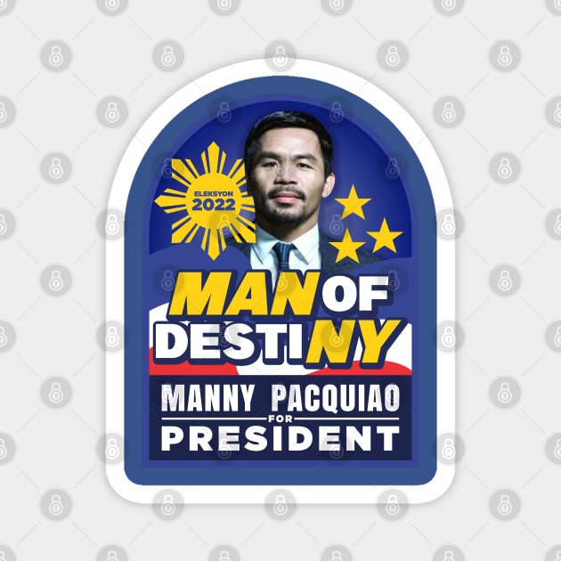 MANNY PACQUIAO FOR PRESIDENT ELECTION 2022 V2 Magnet by VERXION