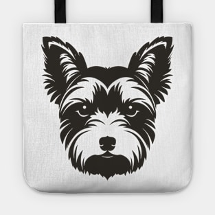 Yorkshire Terrier Silhouette Tote