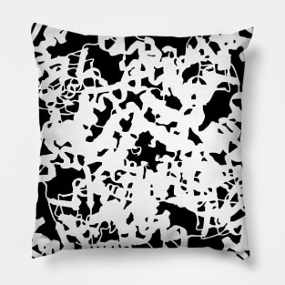 hERG (human Ether-a-go-go channel) white Pillow