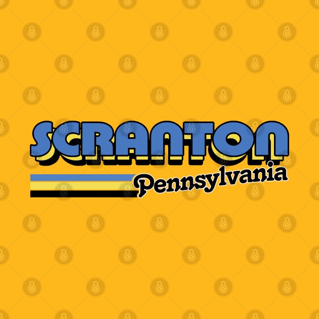 Scranton, PA ///// Retro Logo Design by DankFutura