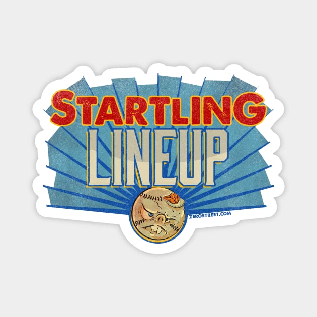 Startling Lineup Logo Magnet by zerostreet