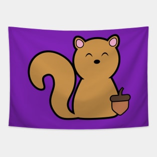 The Happy Squirrel Tapestry