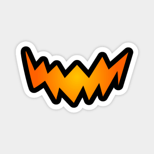 halloween pumpkin mouth Magnet