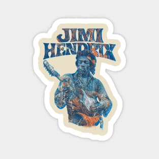 Jimi Hendrix Vintage Magnet