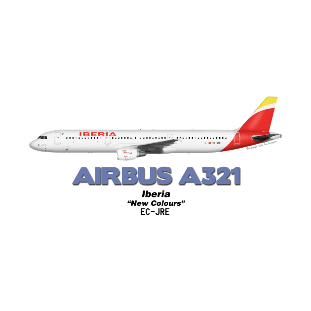 Airbus A321 - Iberia "New Colours" by TheArtofFlying