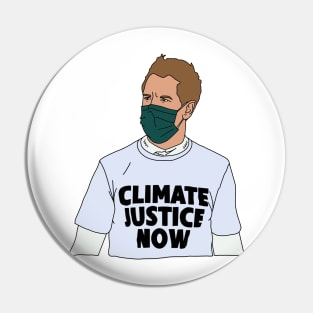 Sebastian Vettel- Climate Justice Now Pin