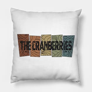 The Cranberries - Retro Pattern Pillow