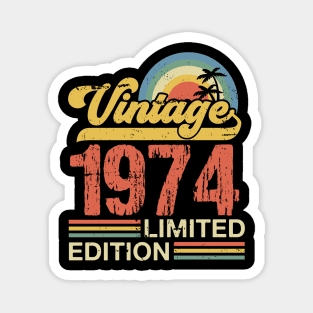 Retro vintage 1974 limited edition Magnet