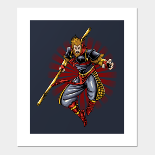 Carteles Y Impresion Artistica Sun Wukong Teepublic Mx