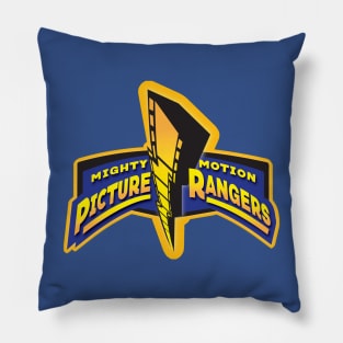 Mighty Motion Picture Rangers Logo Pillow