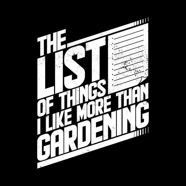 The list of things I like more than gardening by emmjott