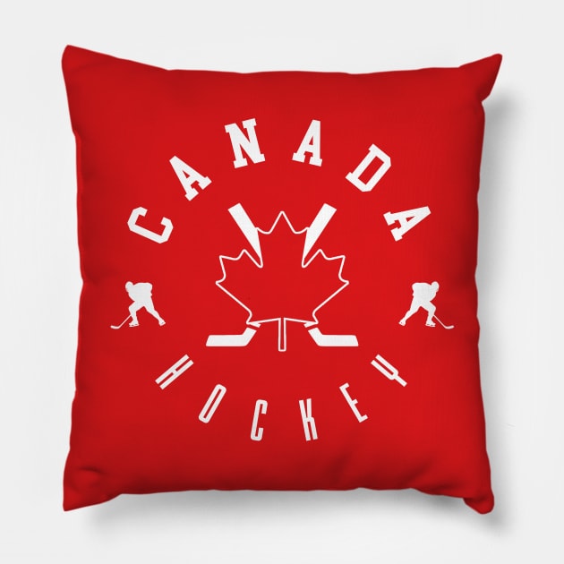 Canada National Team Pillow by CulturedVisuals