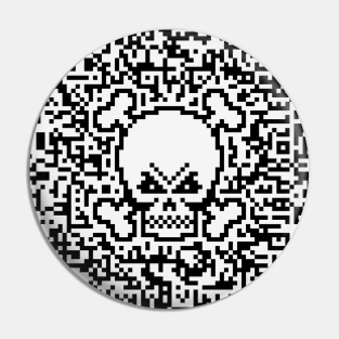 Skull And Crossbones (Pixelart / Pixel Art) Pin