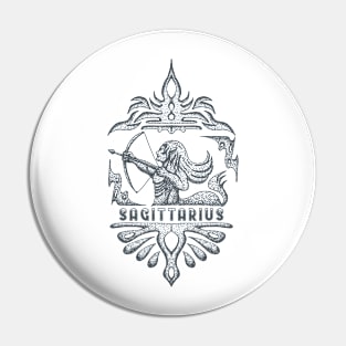 Sagittarius Zodiac Sign Pin