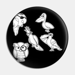 Birds of a feather Pin