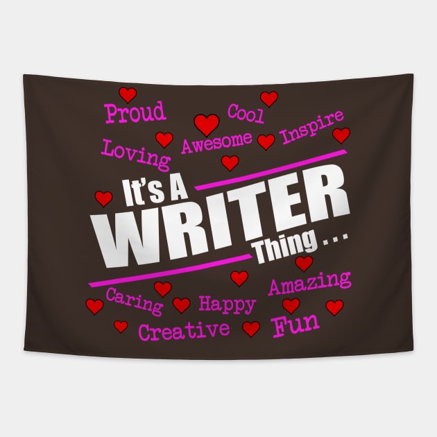 Writer Tapestry by IconRose