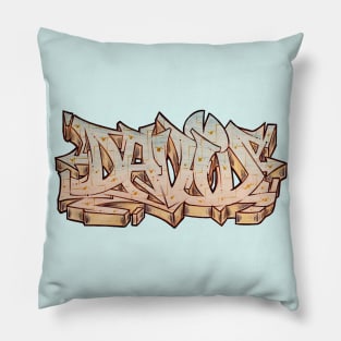 DAVID - GRAFFITI NAME by PHECK Pillow